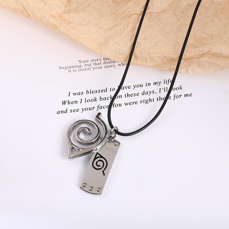 Anime Pendant Necklace - Cosplay Itachi Round Rope Necklace Classic