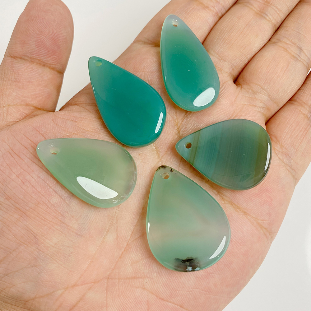 1PC Big Waterdrop Shape Stone  - Crystal Pendant Necklace Natural Stone ulasan dan harga