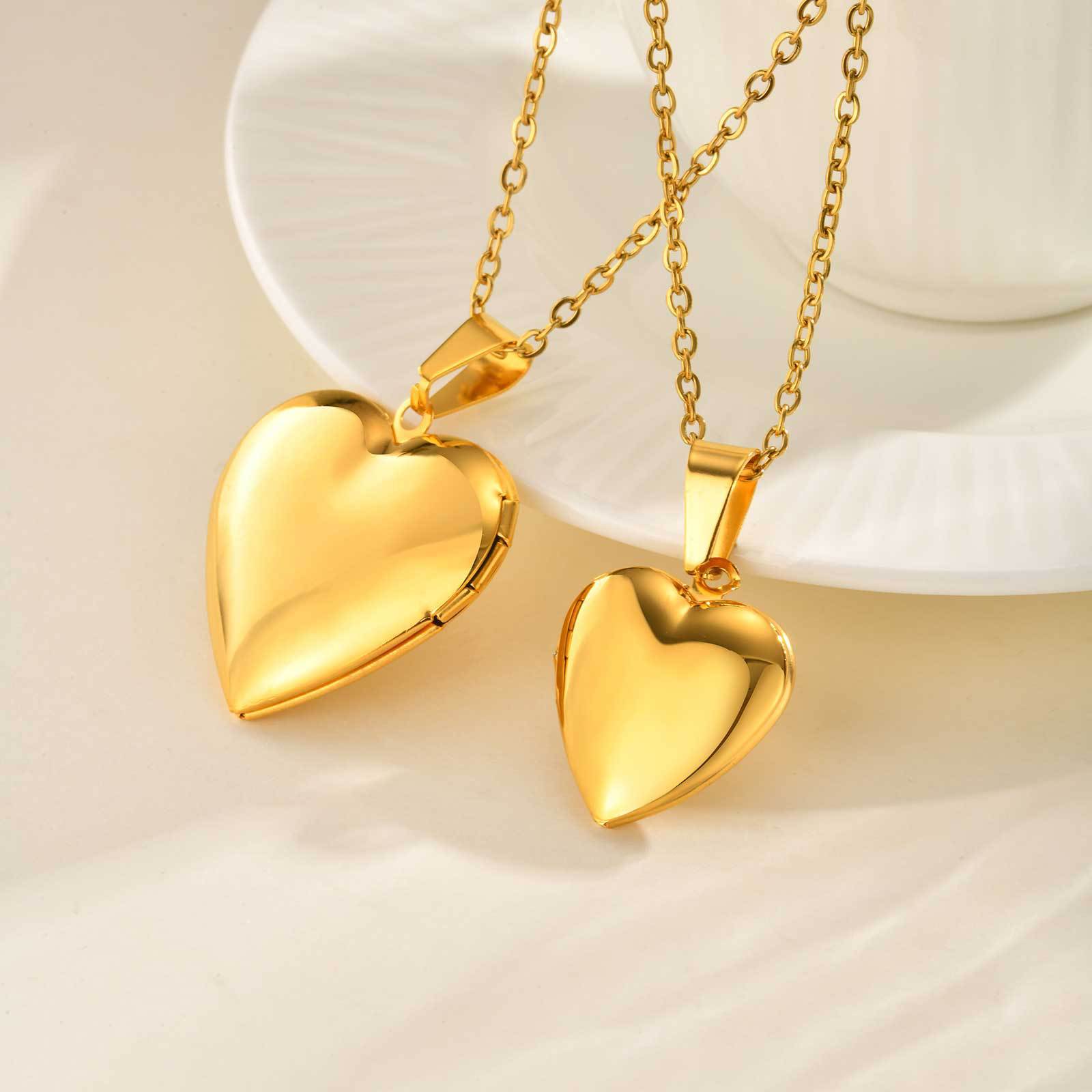 Personalized Photo Heart Locke - Heart Locket Necklace Photo ulasan dan harga