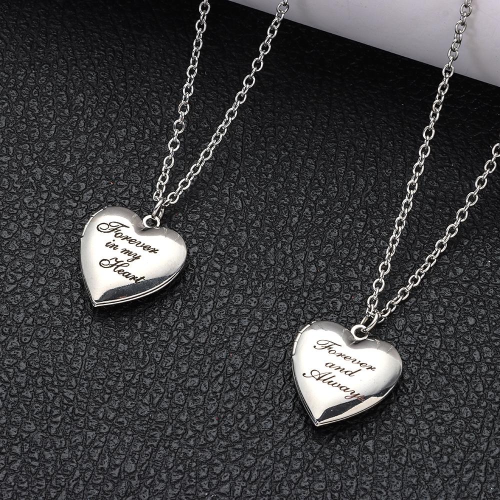 Lover Fashion Friend Jewelry C - Heart Locket Necklace Photo ulasan dan harga