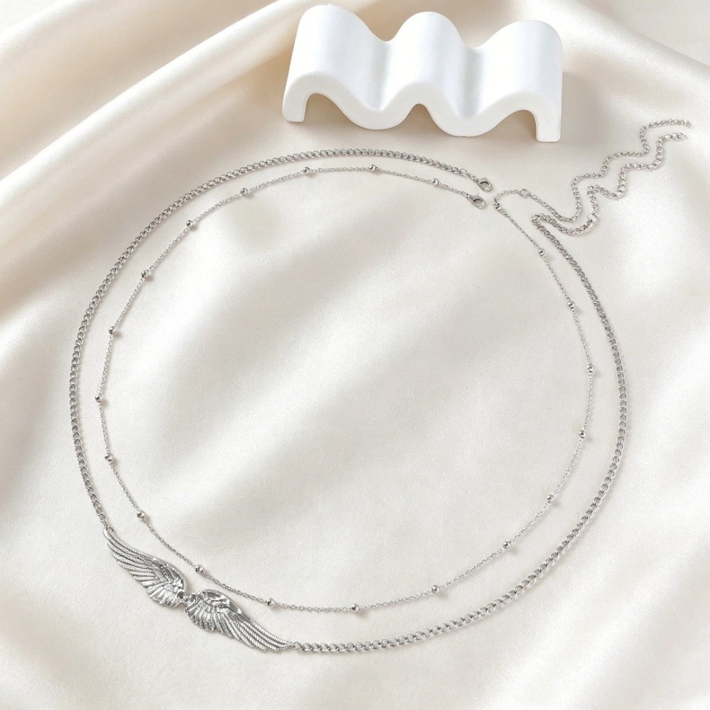 New Double Layer Angel Wings W - Body Jewelry ulasan dan harga