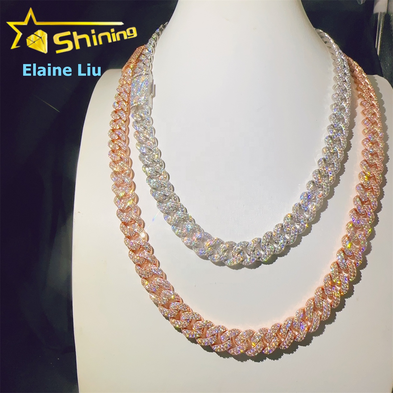 Hip .High Quality Hop Iced Out - Cuban Link Chain 12Mm ulasan dan harga
