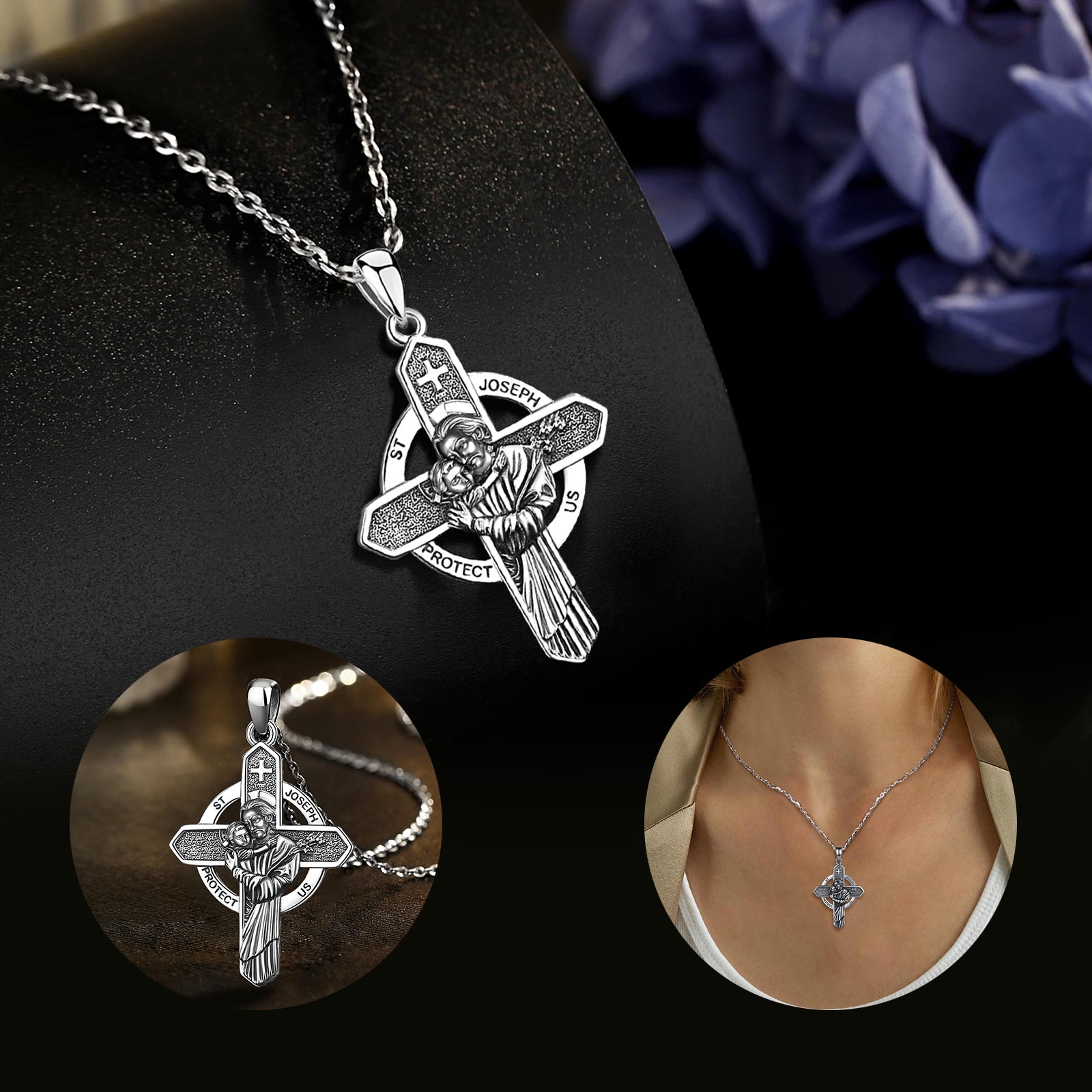 Eudora 925 Sterling Silver Sai - 925 Sterling Silver Chain Necklace Men ulasan dan harga