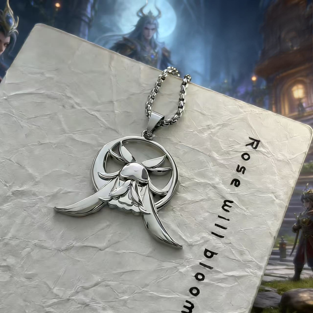 Game Genshin Impact Columbina  - Anime Pendant Necklace ulasan dan harga