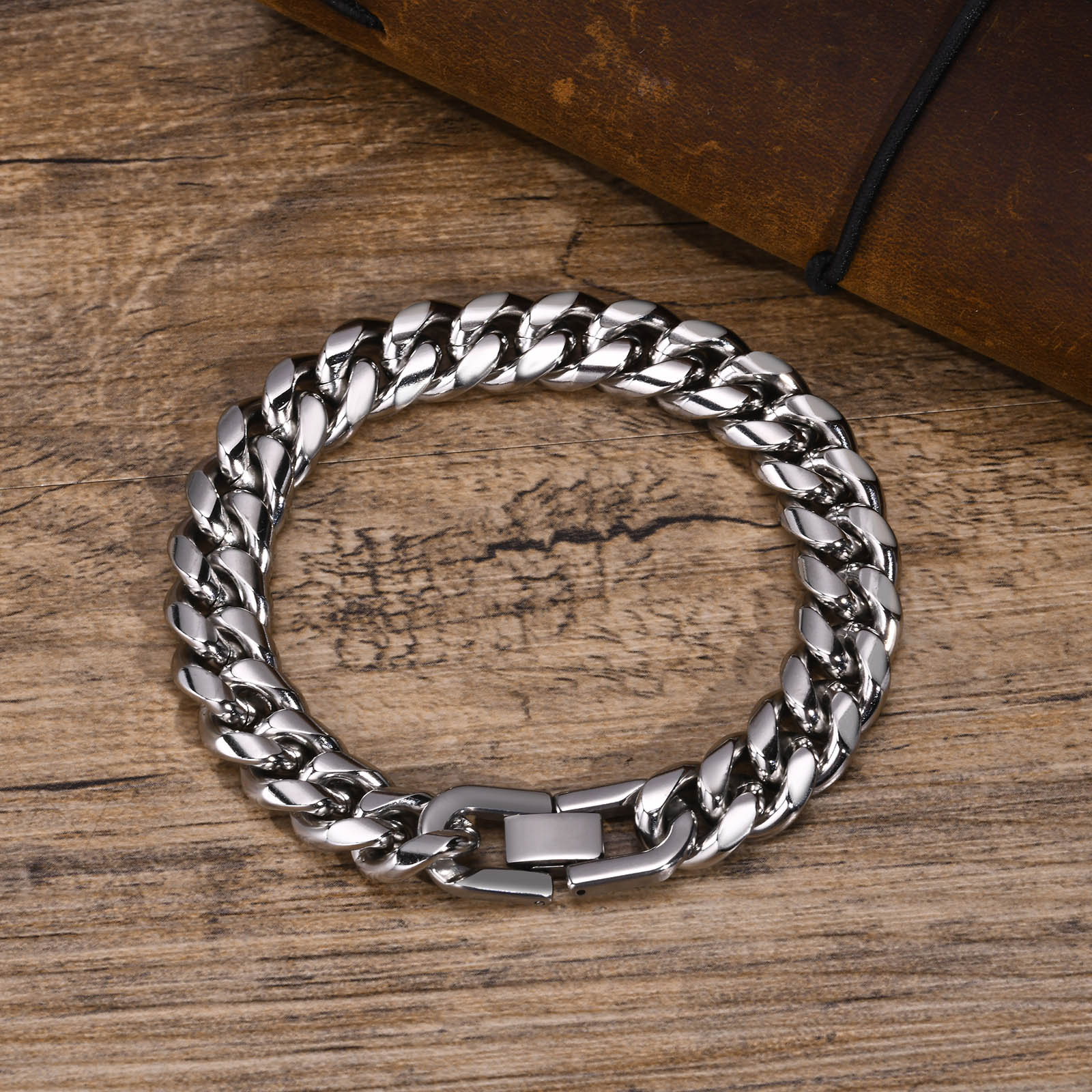 6-12MM Cuban Chain Mens Bracel - Cuban Link Chain 12Mm ulasan dan harga