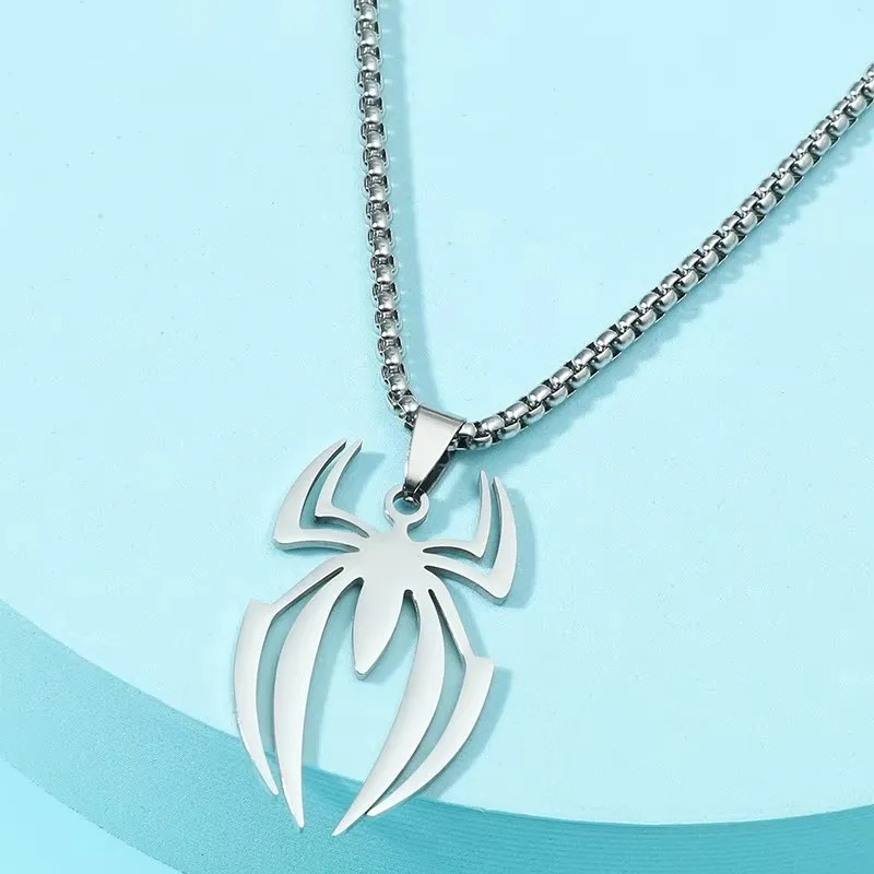 Gothic Spider Shape Necklace S - Anime Pendant Necklace ulasan dan harga